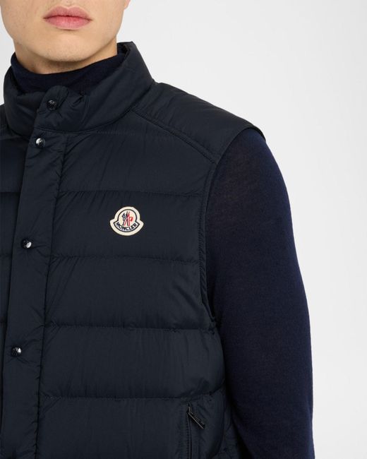 Moncler Blue Apos;S Barthe Down Vest for men