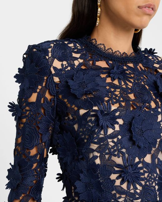 Bronx and Banco Maia Mini Dress in Blue | Lyst