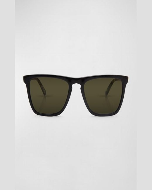 Krewe Multicolor Lafitte Acetate Square Sunglasses for men