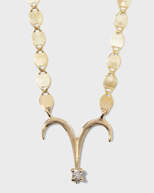 Lana Jewelry Natural Solo Zodiac Necklace