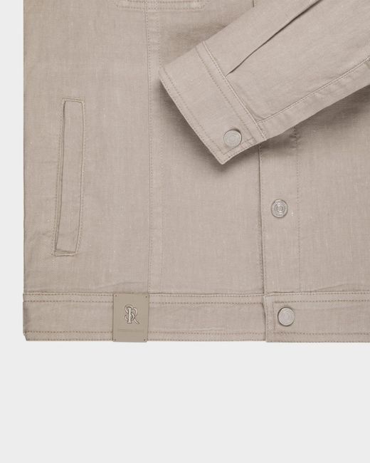 Stefano Ricci Natural Apos;S Button-Front Trucker Jacket for men