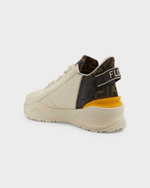 Fendi Multicolor Ff Flow Mid-top Sneakers for men