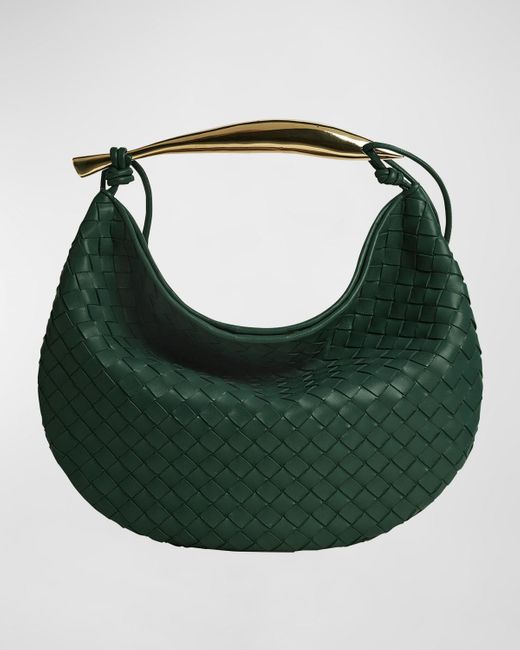 Bottega Veneta Green Medium Sardine Bag