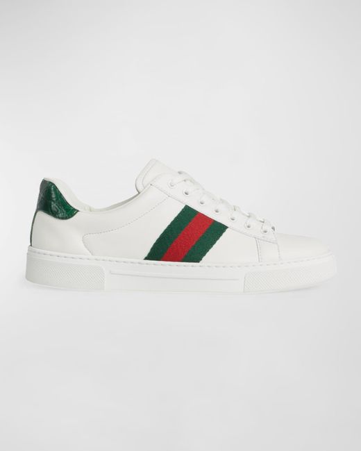 Gucci Multicolor Mac80 Leather Low-top Sneakers