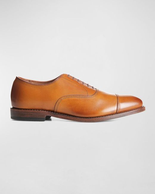 Allen Edmonds Brown Park Avenue Leather Oxford Shoes for men