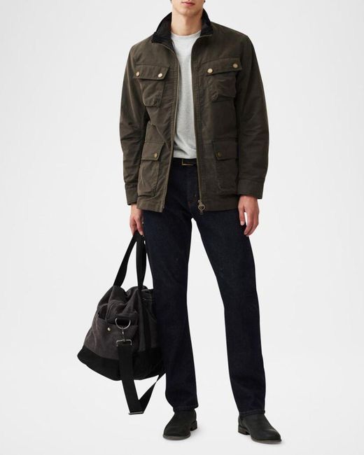 Rodd & Gunn Black Apos;S Aberdeen Canvas Jacket for men