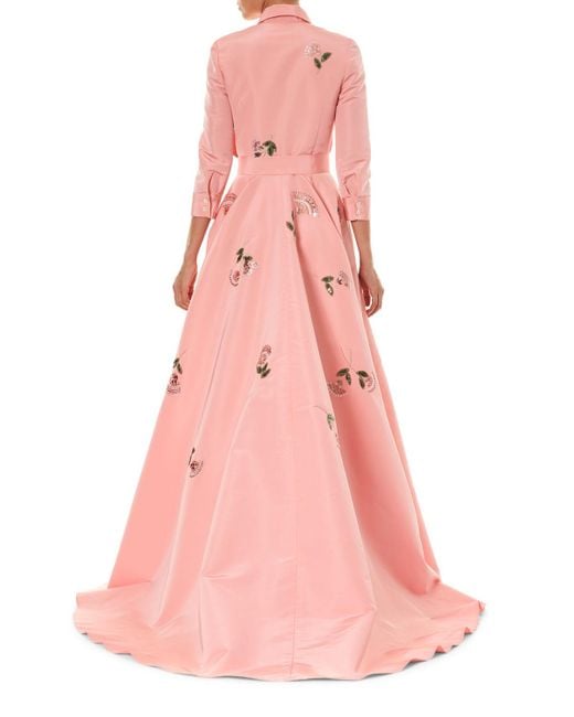 carolina herrera shirt gown