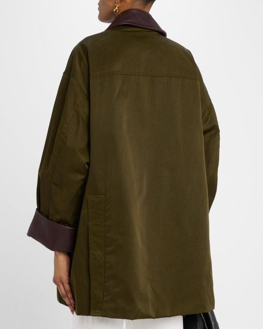 A.L.C. Green Theo Oversized Barn Jacket