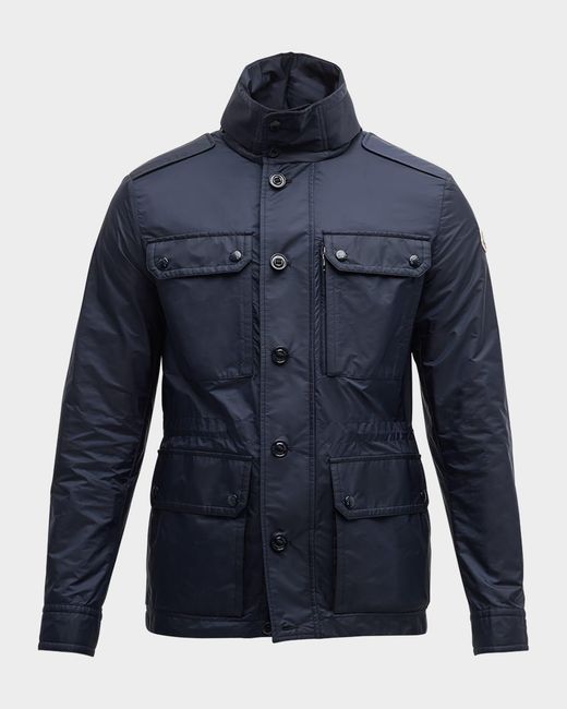 Moncler Blue Apos;S Lez Field Jacket for men