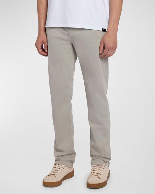 7 For All Mankind Gray Slimmy Luxe Performance Plus Pants for men