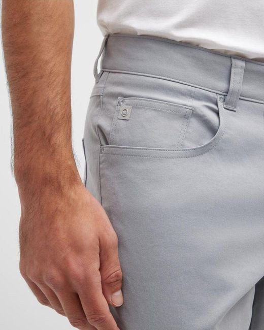 Peter Millar Gray Eb66 5-pocket Performance Pants for men