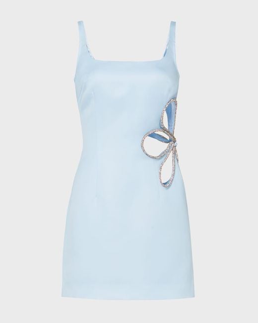 knee length dresses for ladies Sau Lee Maddie Mini Dress, Midnight Blue main image 1