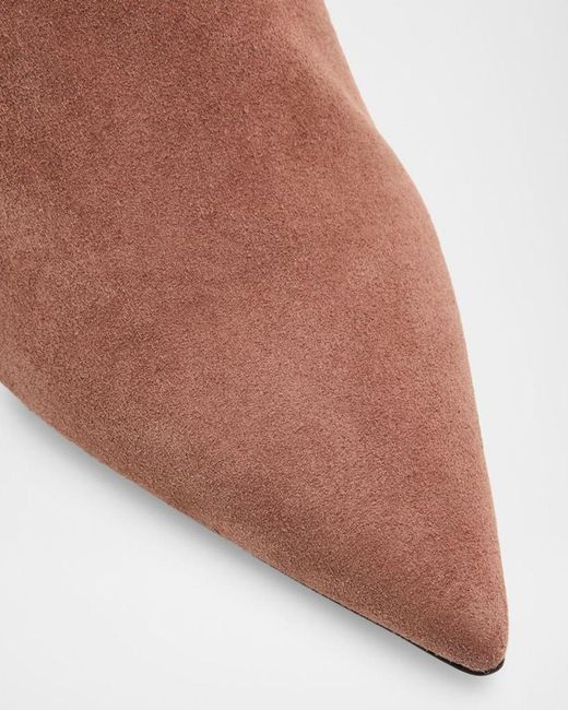 Stuart Weitzman Brown 50Mm Vinnie Suede Knee-High Boots