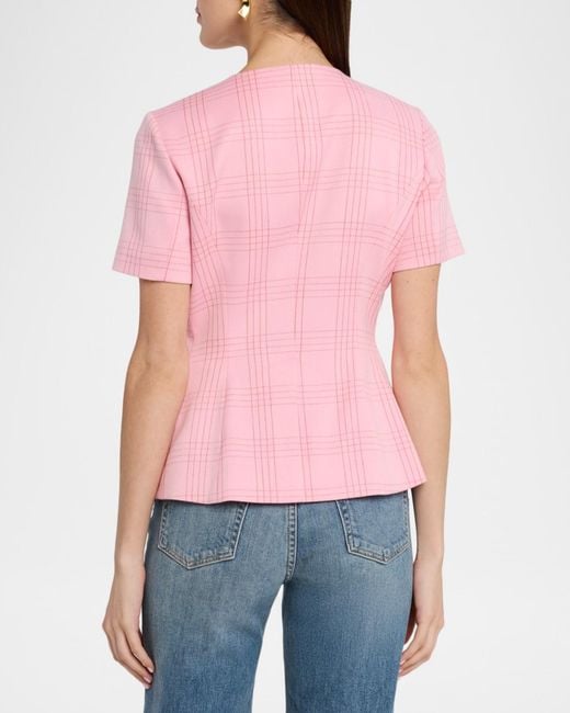 Generation Love Pink Reyes Windowpane Suiting Jacket