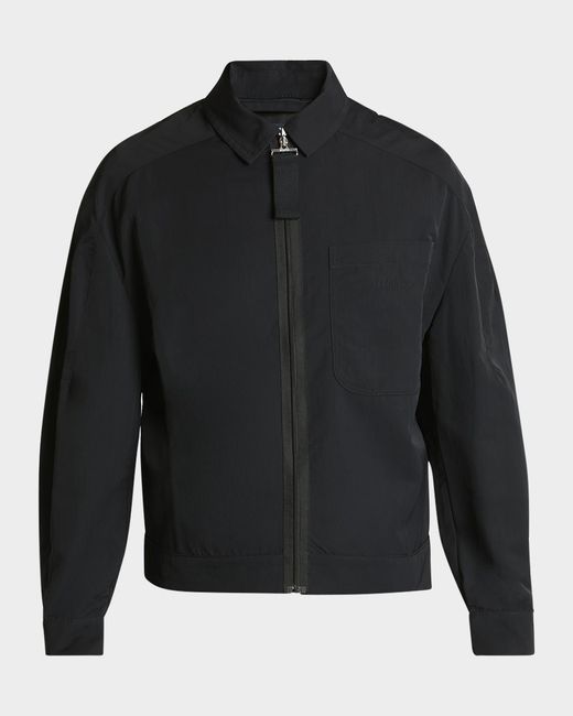 Jacquemus Black Apos;S Linu Nylon Jacket for men