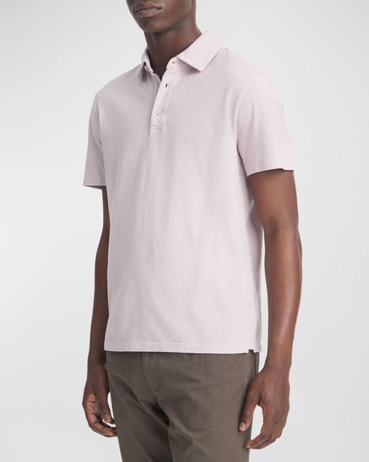 Vince Multicolor Garment-Dyed Polo Shirt for men