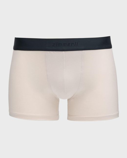Zimmerli of Switzerland White 700 Pureness Boxer Briefs for men