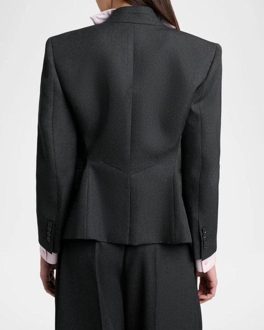 Givenchy Black Reverse Lapel Wool Jacket