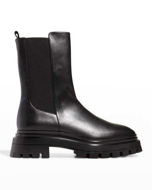 stuart weitzman bedford leather bootie