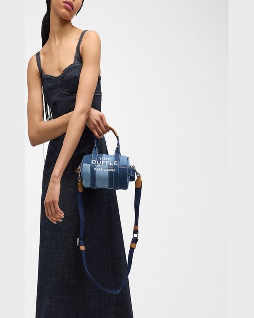 Marc Jacobs Blue The Denim Mini Duffle Bag