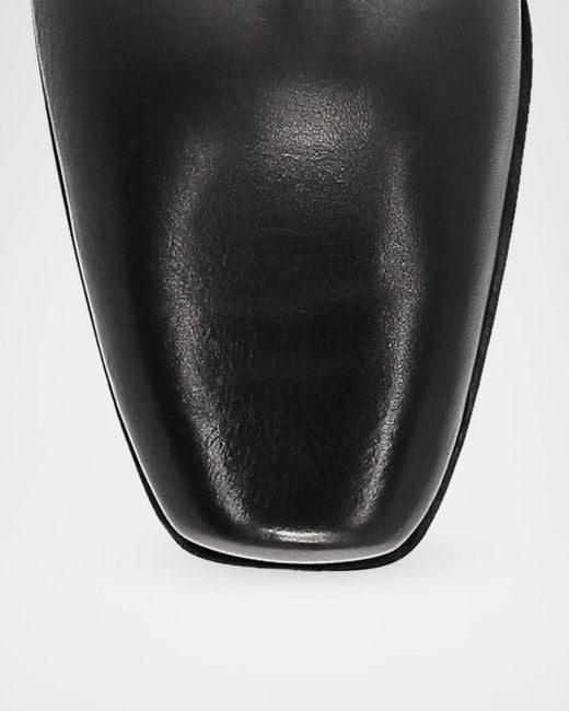 Frye Black Shiloh Soft Leather Zip Booties