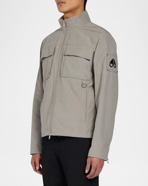 Moose Knuckles Gray Apos;S Maxwell Jacket for men