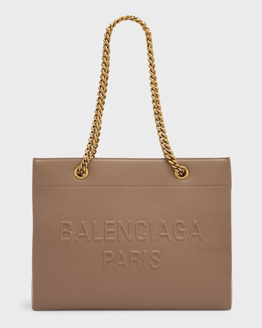 Balenciaga Brown Duty Free Medium Tote Bag