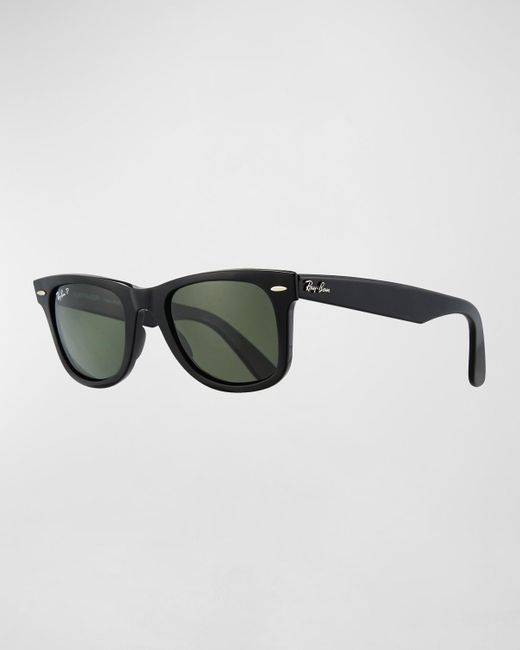 Ray-Ban Black Polarized Classic Wayfarer Sunglasses, 50mm for men