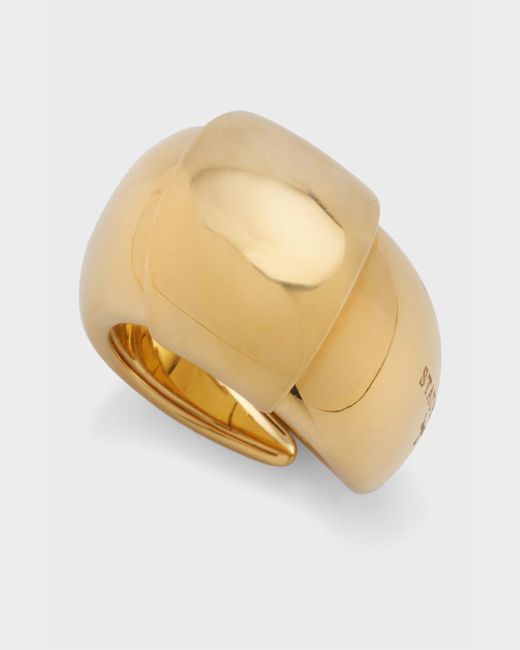 Staurino Natural 18k Yellow Gold Renaissance Ring, Size 6