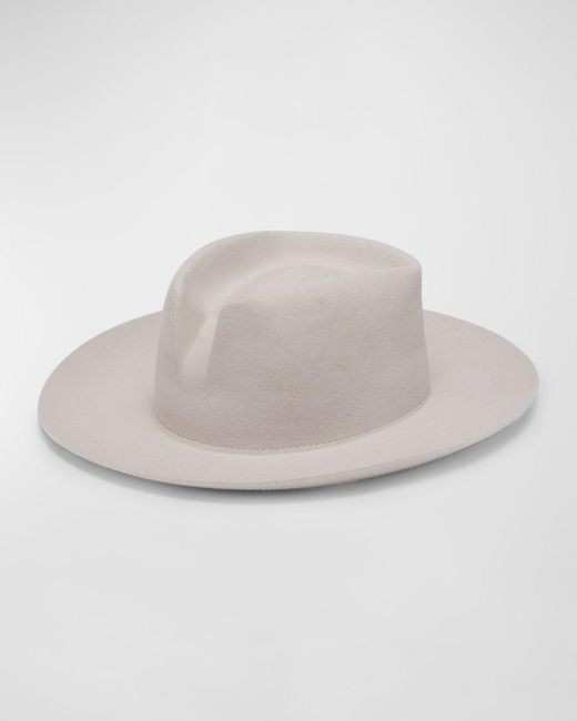 Barbisio Gray Marcello Bicolor Ombré Western Fedora Hat