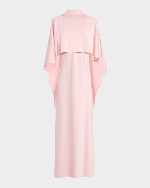 open lace back dress 2008 Emmanuel Ungaro Blush-Pink Silk Floral Applique Trained Gown