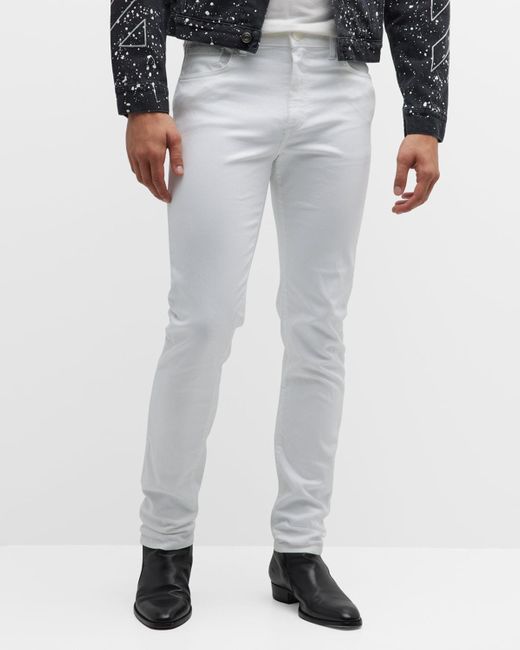 Monfrere Gray Brando Slim-Fit Jeans for men