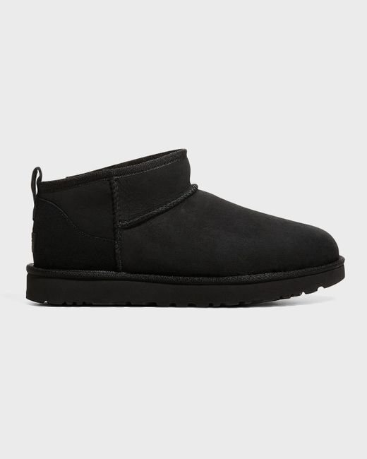 Ugg Black Classic Ultra Mini Booties