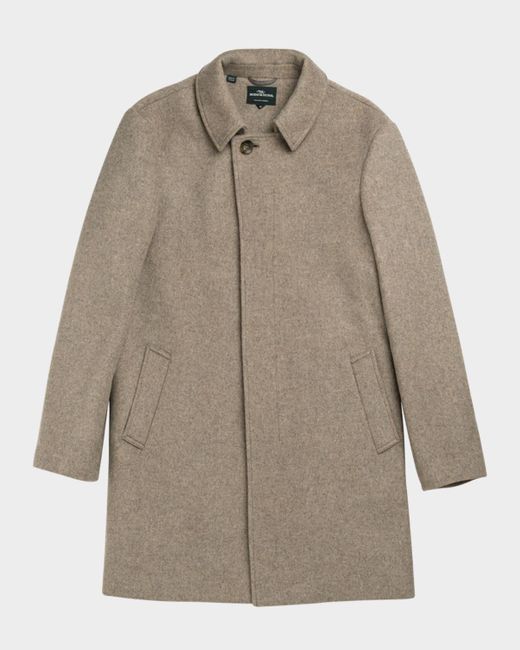 Rodd & Gunn Natural Mt Florence Melton Wool Coat for men