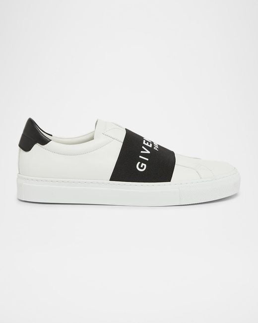 Givenchy White Urban Street Low Top Slip On Sneakers