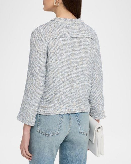 Rag & Bone Gray Clarice Tweed Jacket