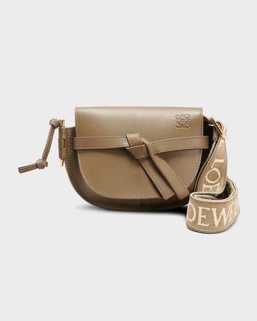 Loewe Gate Dual Mini Crossbody Bag in Natural Lyst