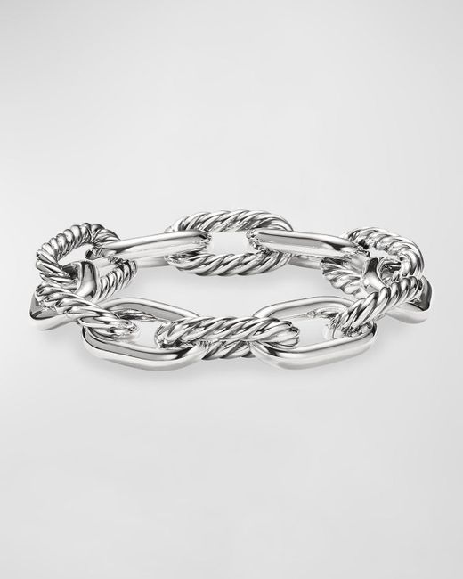David Yurman Metallic Madison Large Chain Link Bracelet, 13.5Mm