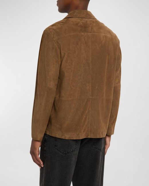 FRAME Brown Apos;S Suede Blazer for men