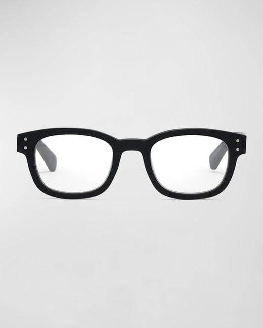 Eyebobs Metallic Biff Square Acetate Readers