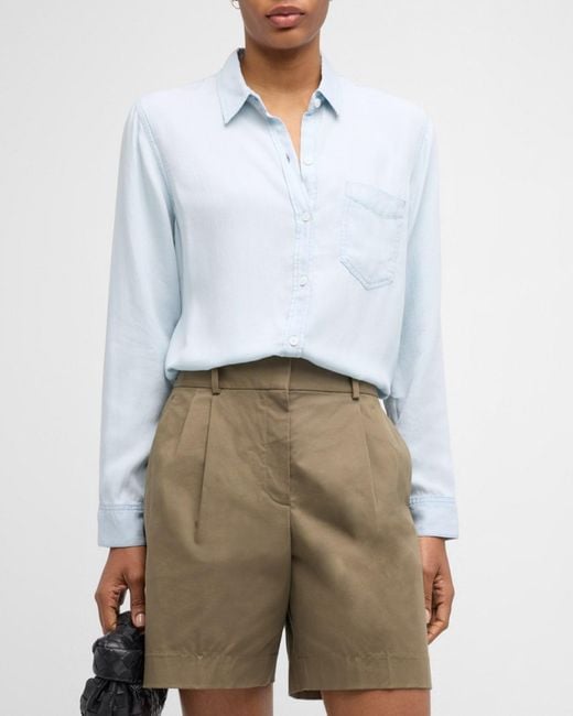 Rails Blue Ingrid Collared Button-Down Shirt