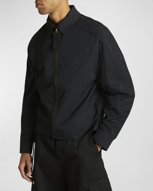 Jacquemus Black Apos;S Linu Nylon Jacket for men