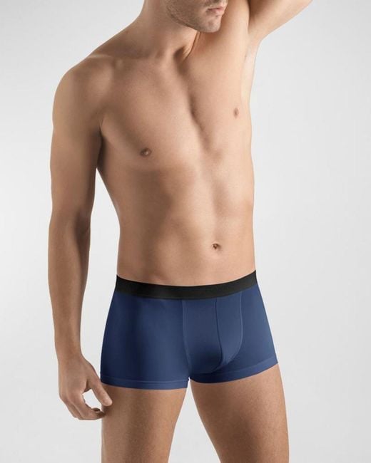 Hanro Blue Micro Touch Boxer Brief for men