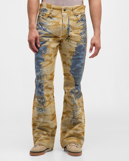 DIESEL Multicolor Camo Pants With Peel-Off Muslin for men