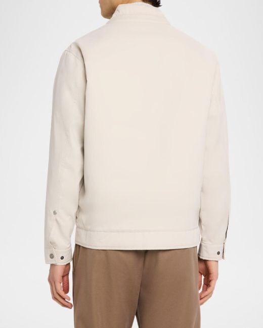 Peter Millar Natural Apos;S Bleecker Wind-Resistant Jacket for men