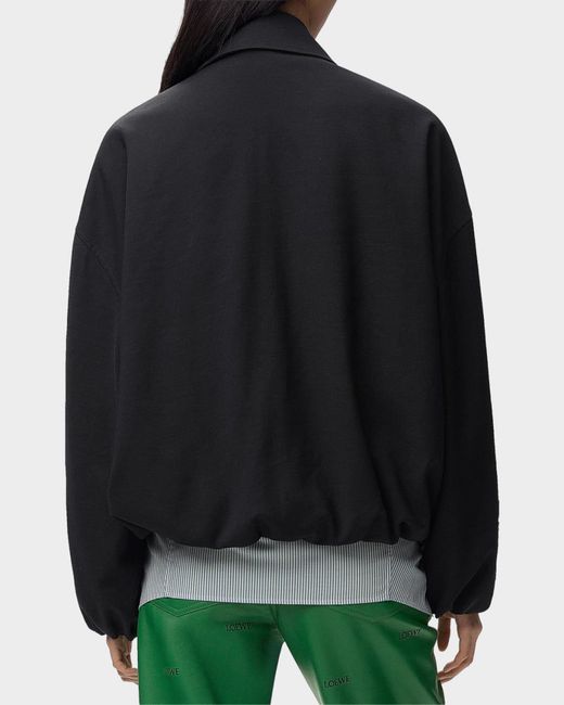 Loewe Black Balloon Contrast Panel Jacket