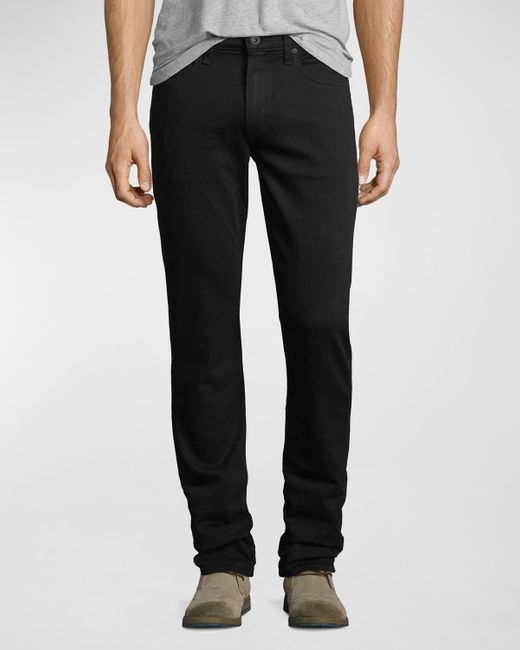 PAIGE Black Lennox Slim-Fit Jeans for men