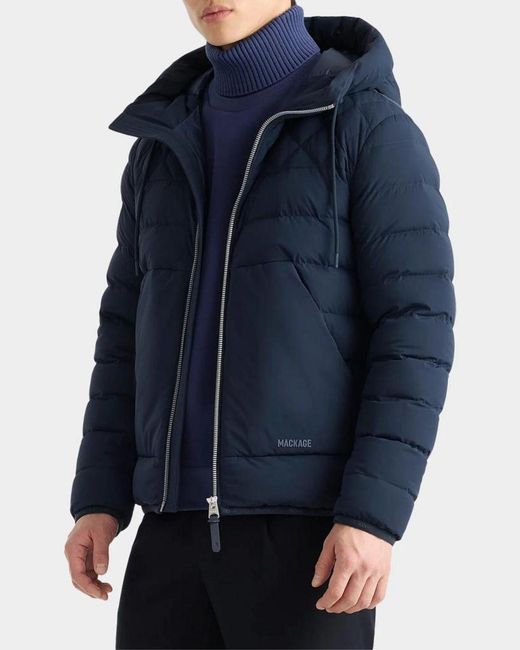 Mackage Blue Apos;S Bergen Down Jacket for men