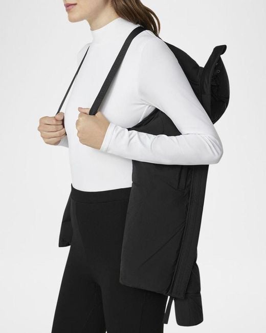 Canada Goose Black Clair Hooded Down Puffer Jacket