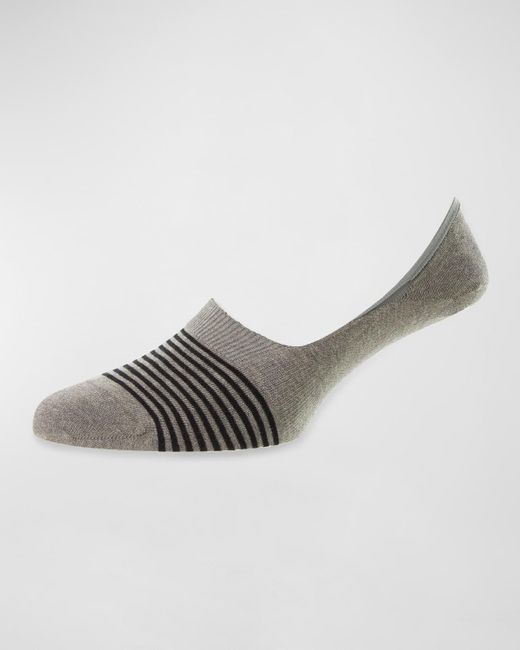 Pantherella Gray Footlet Shoe Liner for men